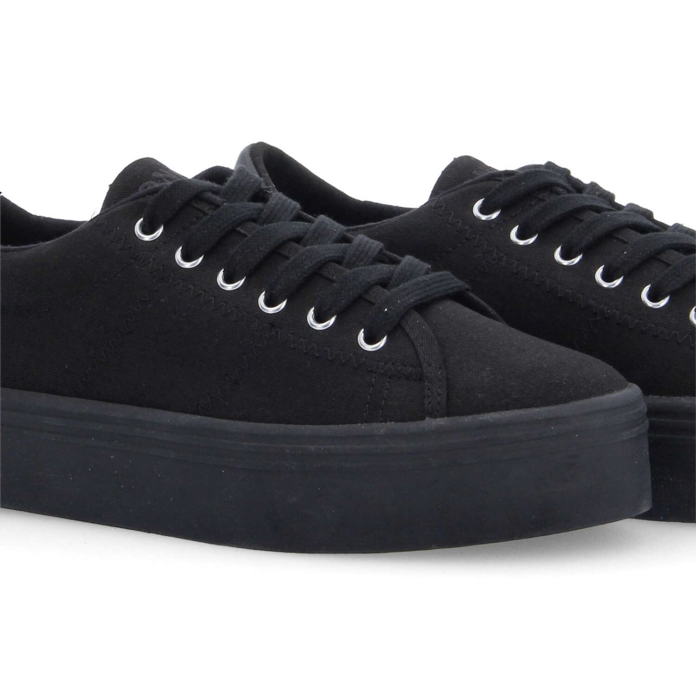 PLATO M SNEAKER - CANVAS - BLACK